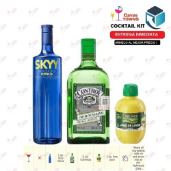 Vodka Skyy Cocktail Kit Citrus Kamikaze Receta Recipe - Cavas Towns