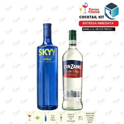 Vodka Skyy Cocktail Kit Citrus Martini Receta Recipe - Cavas Towns
