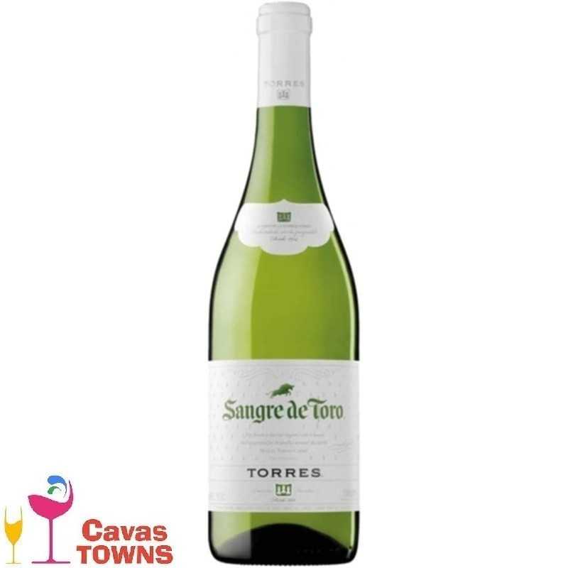 Vino Blanco Sangre de Toro Clasico Botella de 750 ml - Cavas Towns Vino Blanco Sangre de Toro Clasico Botella de 750 ml - Cavas Towns