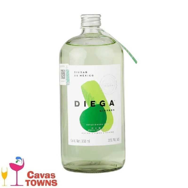 Ginebra Diega Verde 950 Ml - Cavas Towns Ginebra Diega Verde 950 Ml - Cavas Towns