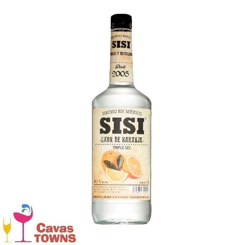 Licor Sisi Triple Sec de Naranja 1000 ml - Cavas Towns Licor Sisi Triple Sec de Naranja 1000 ml - Cavas Towns