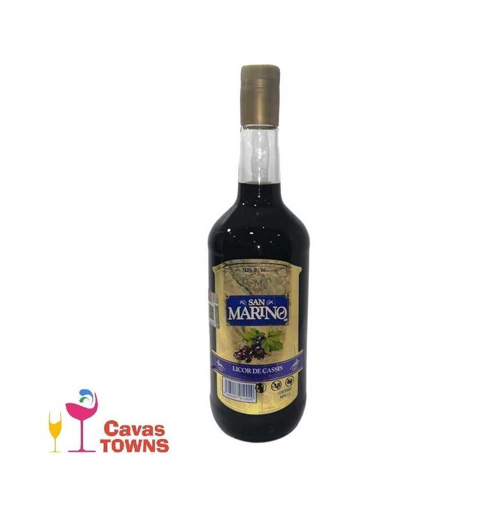 Licor De Cassis San Marino 1000 ml - Cavas Towns Licor De Cassis San Marino 1000 ml - Cavas Towns