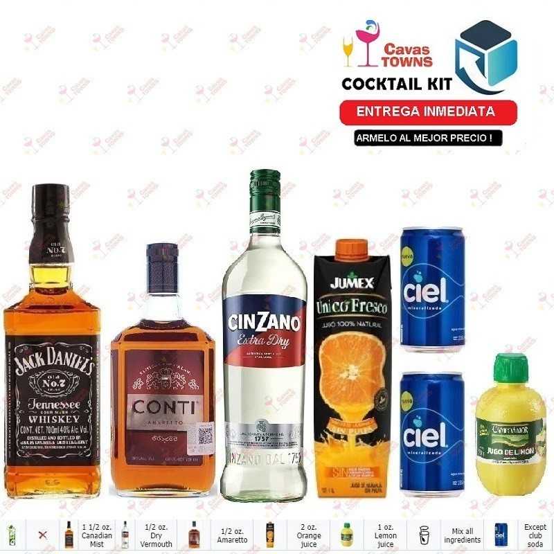 Cocktail Kit Manhattan - 3 Receta Recipe - Cavas Towns Cocktail Kit Manhattan - 3 Receta Recipe - Cavas Towns