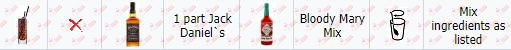 Cocktail Kit Bloody Jack - 2 Receta Recipe